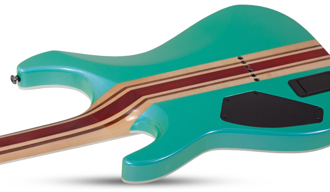 Schecter C1 Sls Hollywood 2h Fishman Fluence Modern Ht Eb - Glacier - E-Gitarre aus Metall - Variation 3