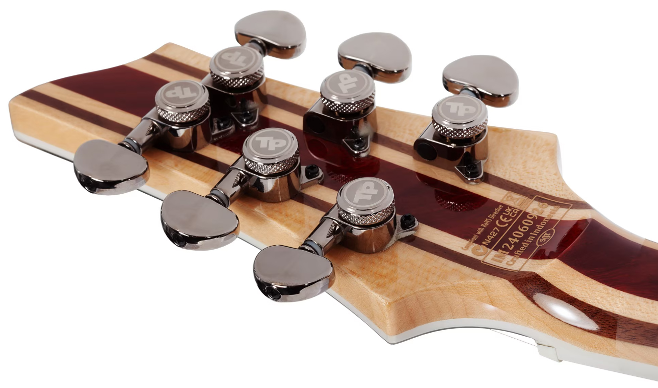 Schecter C1 Sls Hollywood 2h Fishman Fluence Modern Ht Eb - Supernova - E-Gitarre aus Metall - Variation 7