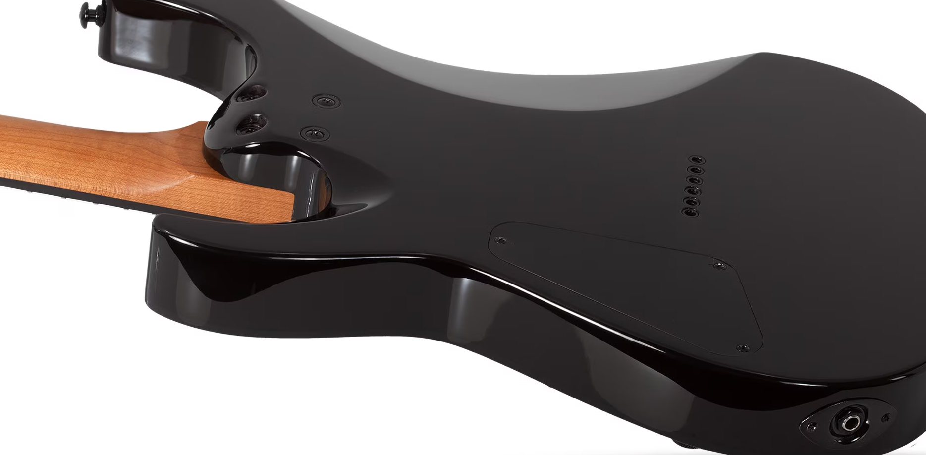 Schecter C1 Standard 2h Ht Rw - Black Fade Burst Burl - E-Gitarre in Str-Form - Variation 5