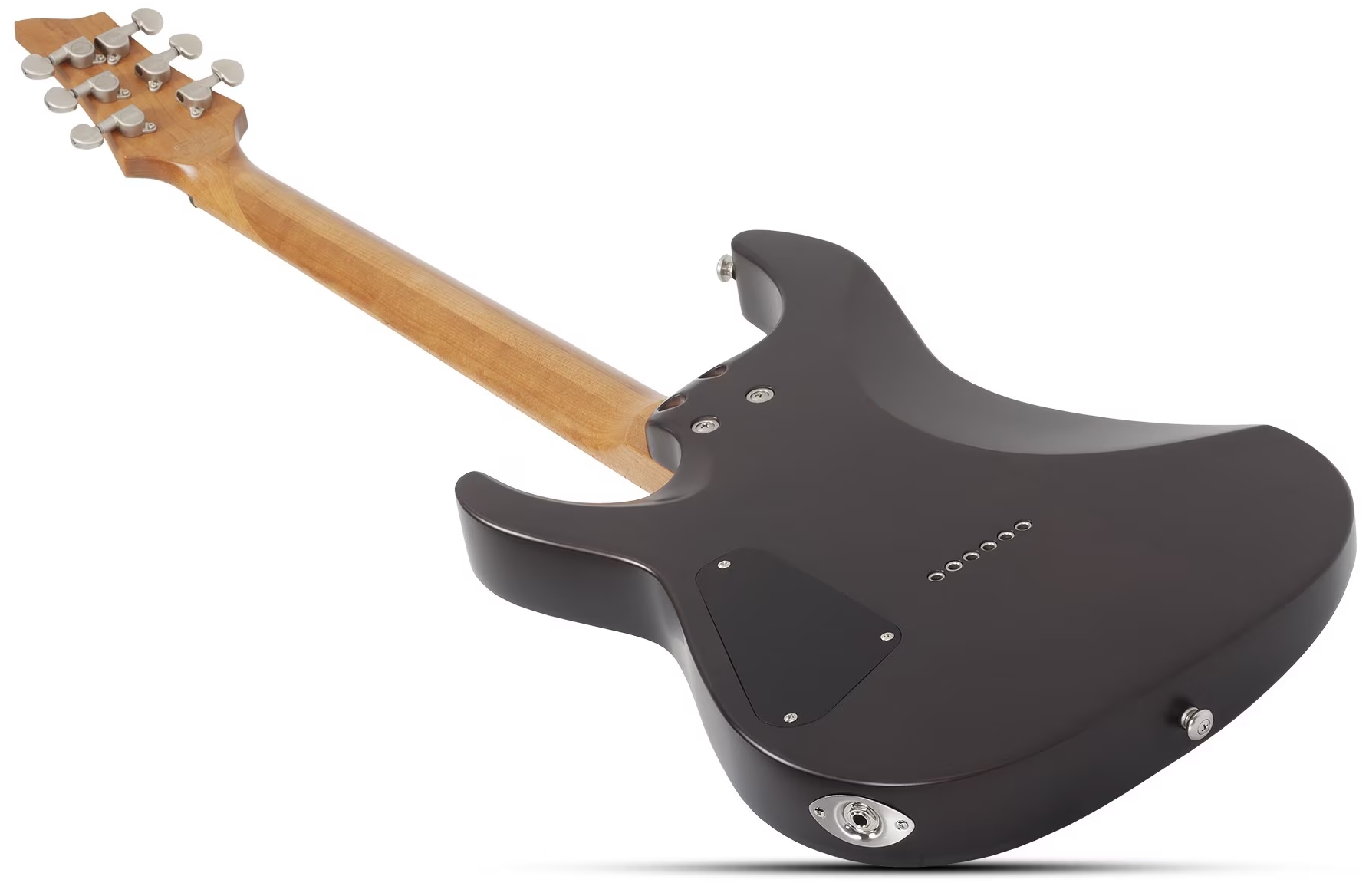 Schecter C1 Standard Plus 2h Ht Mn - Trans Black Burst - E-Gitarre in Str-Form - Variation 5