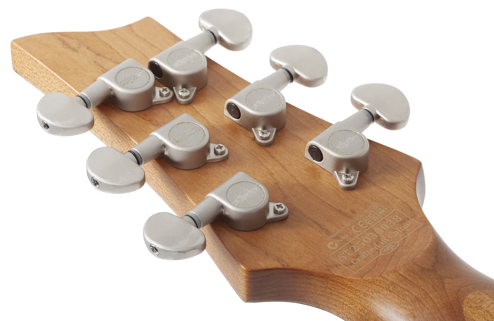 Schecter C1 Standard Plus 2h Ht Mn - Trans Black Burst - E-Gitarre in Str-Form - Variation 6