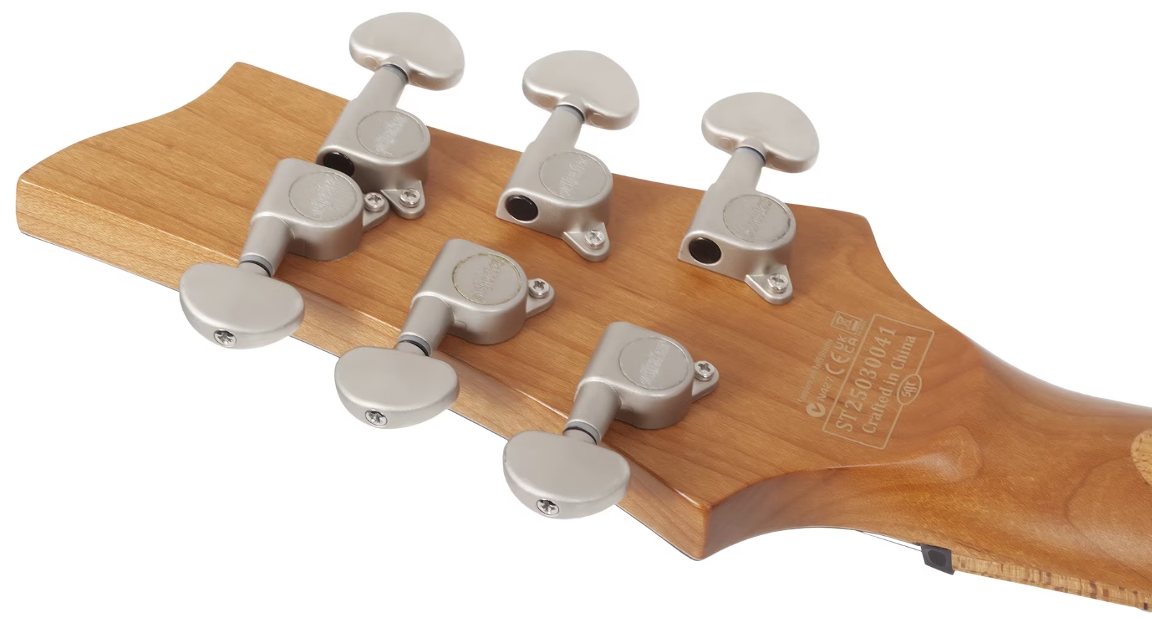 Schecter C1 Standard Plus Lh Gaucher 2h Ht Mn - Blue Fade - E-Gitarre in Str-Form - Variation 5