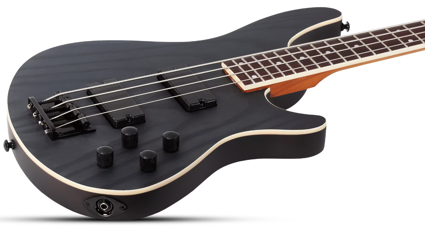 Schecter C4 Standard Rw - Charcoal Satin - Solidbody E-bass - Variation 1
