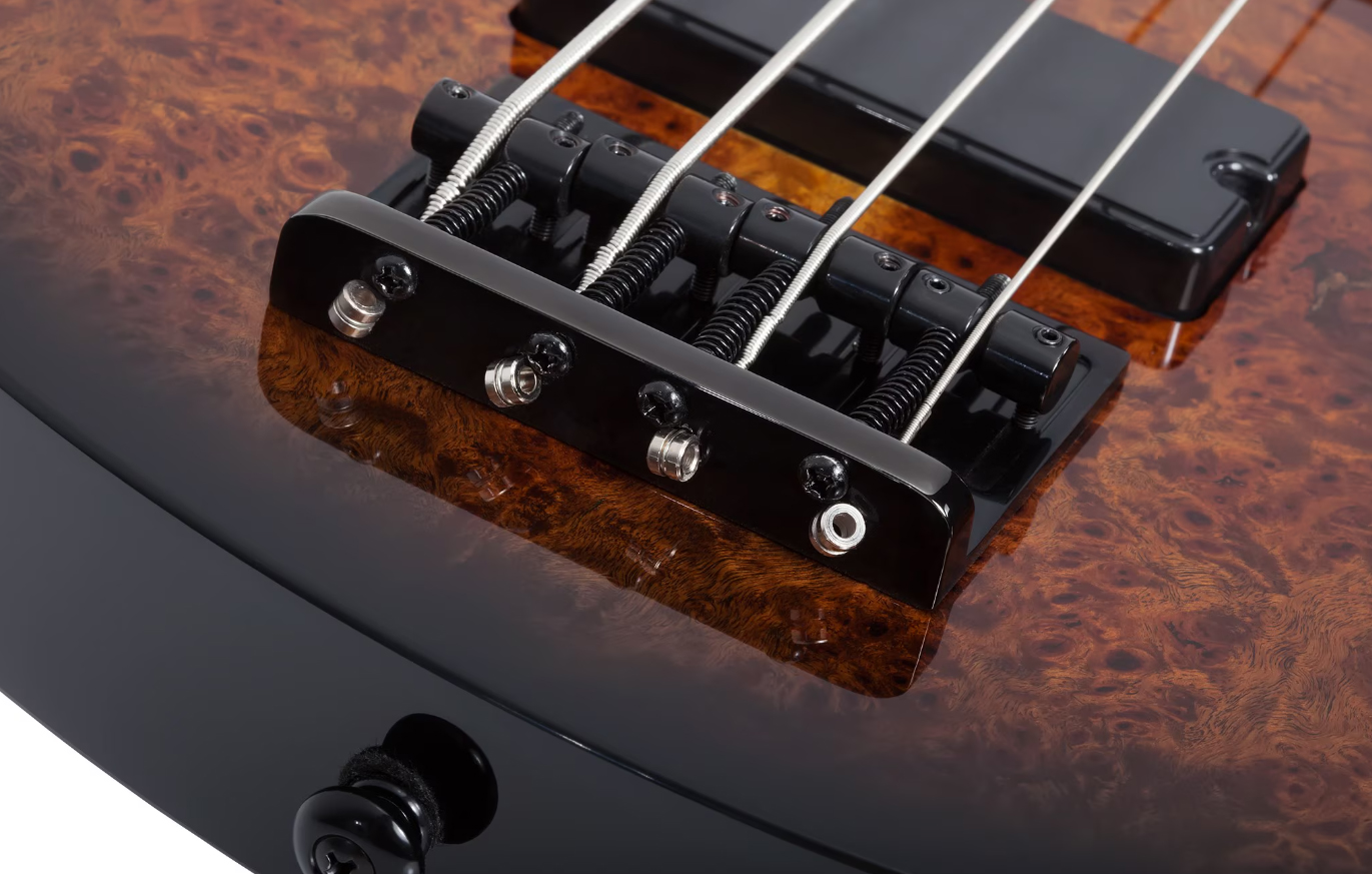 Schecter C4 Standard Rw - Tobacco Burl - Solidbody E-bass - Variation 3