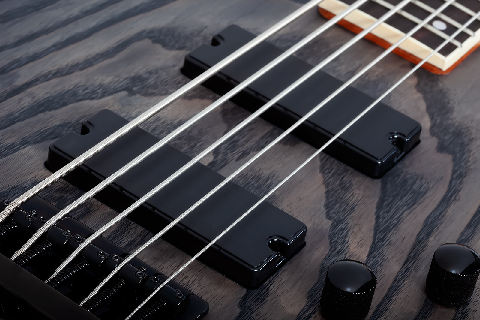 Schecter C5 Standard 5c Rw - Charcoal Satin - Solidbody E-bass - Variation 3