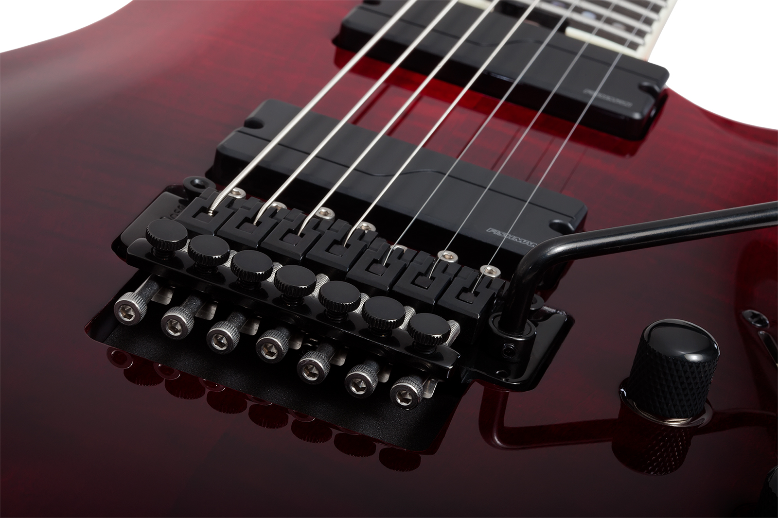 Schecter C7 Fr Sls Elite 7c Baryton 2h Fr Eb - Blood Burst - Bariton E-Gitarre - Variation 4