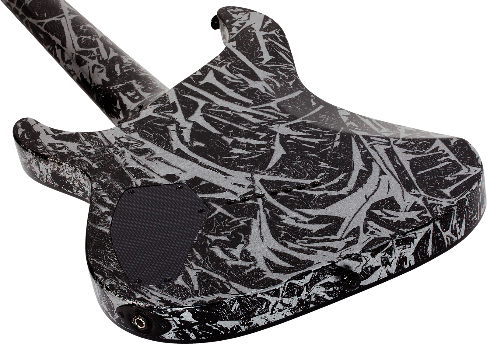 Schecter C7 Multiscale 7c Baryton 2h Ht Eb - Silver Mountain - Multi-Scale Guitar - Variation 8