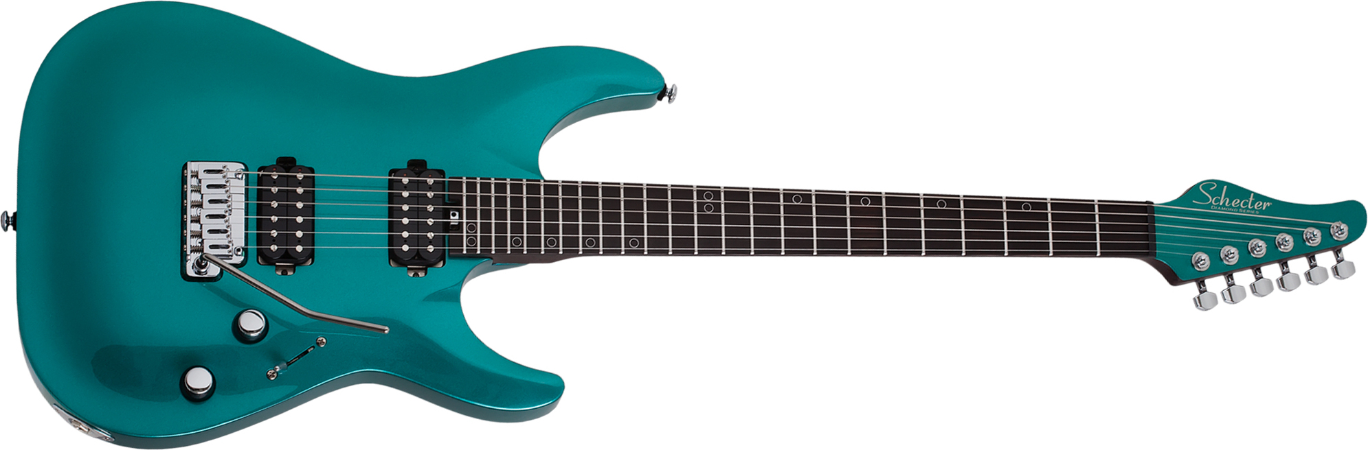 Schecter Aaron Marshall Am-6 Signature 2h Trem Eb - Artic Jade - E-Gitarre in Str-Form - Main picture