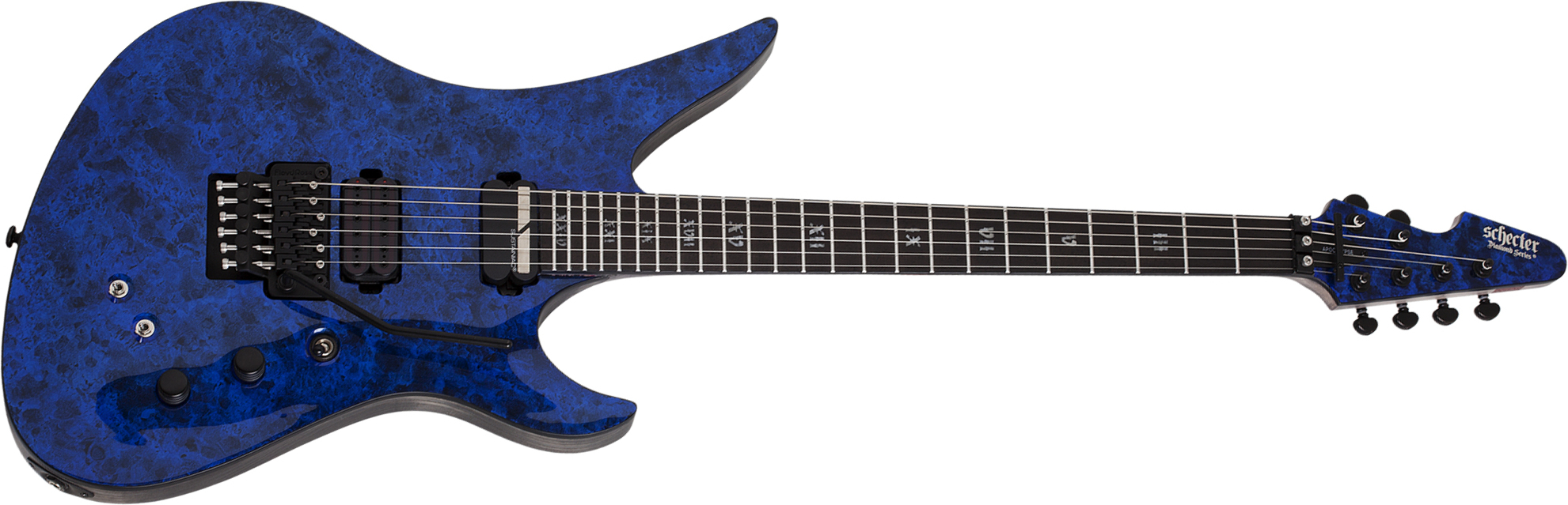 Schecter Avenger Apocalypse Fr S 2h Sustainiac Eb - Blue Reign - E-Gitarre aus Metall - Main picture