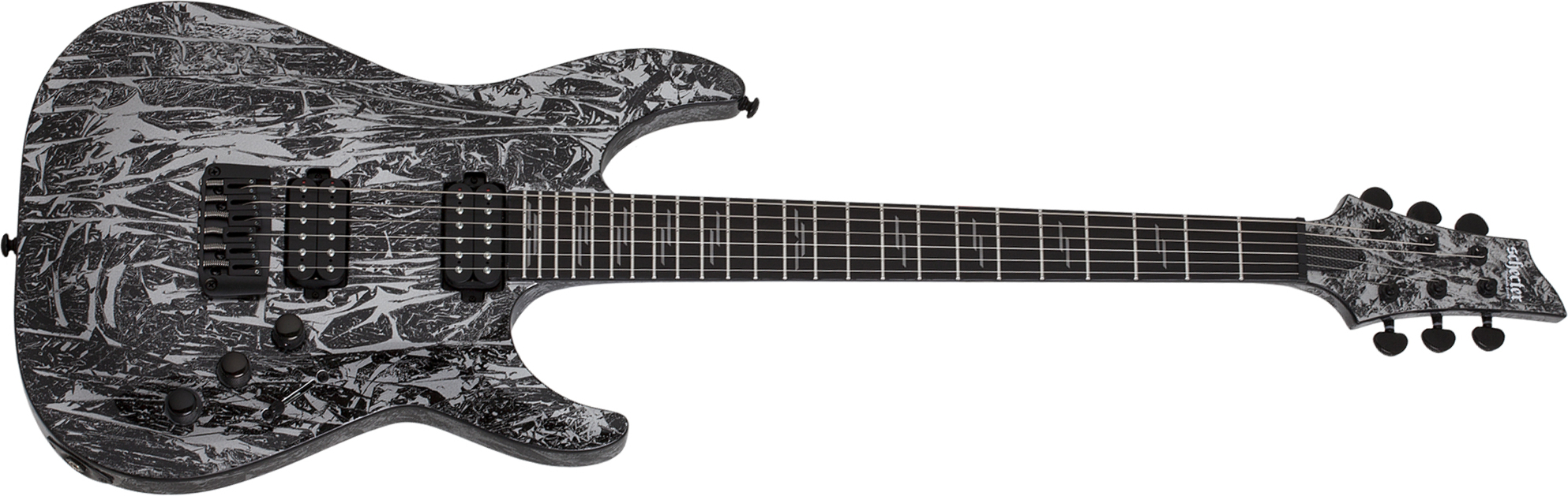 Schecter C-1 2h Ht Eb - Silver Mountain - E-Gitarre in Str-Form - Main picture