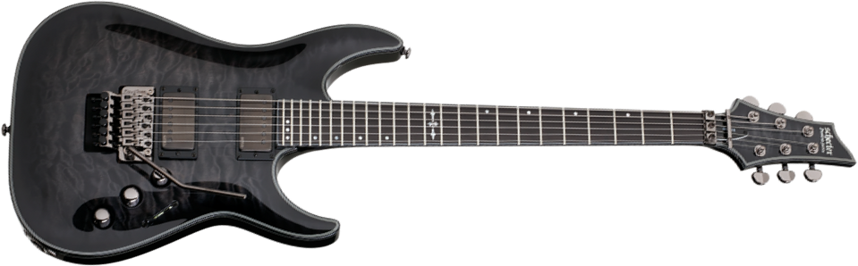 Schecter C-1 Fr Hellraiser Hybrid 2h Emg Eb - Trans. Black Burst - E-Gitarre in Str-Form - Main picture