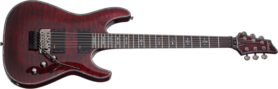 Schecter C-1 Fr S Hellraiser 2h Emg Sustainiac Rw - Black Cherry - E-Gitarre in Str-Form - Main picture