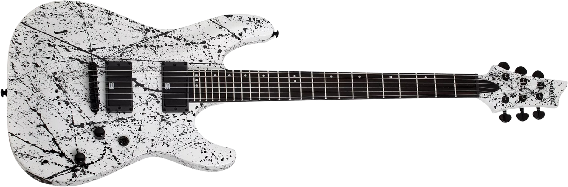 Schecter C1 Ink Bomb 2h Seymour Duncan Ht Eb - Ink Bomb - E-Gitarre aus Metall - Main picture