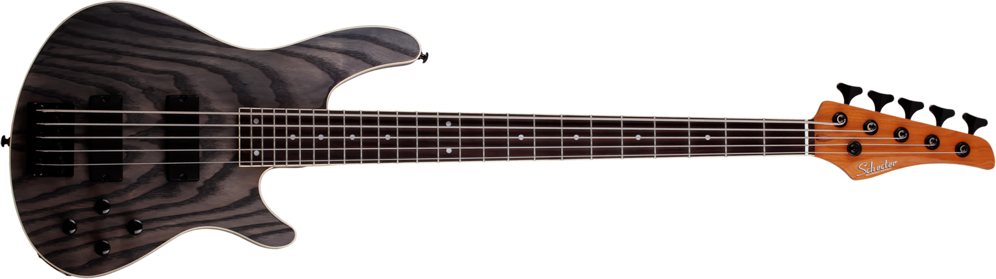 Schecter C5 Standard 5c Rw - Charcoal Satin - Solidbody E-bass - Main picture