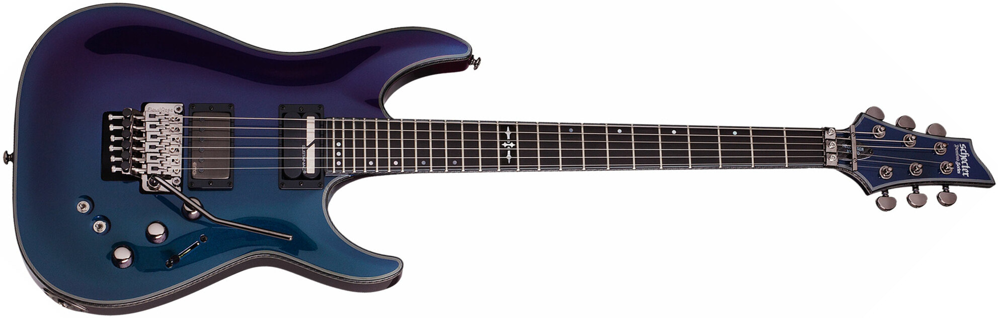 Schecter Hellraiser Hybrid C-1 Frs 2h Emg Sustainiac Eb - Ultra Violet - E-Gitarre in Str-Form - Main picture