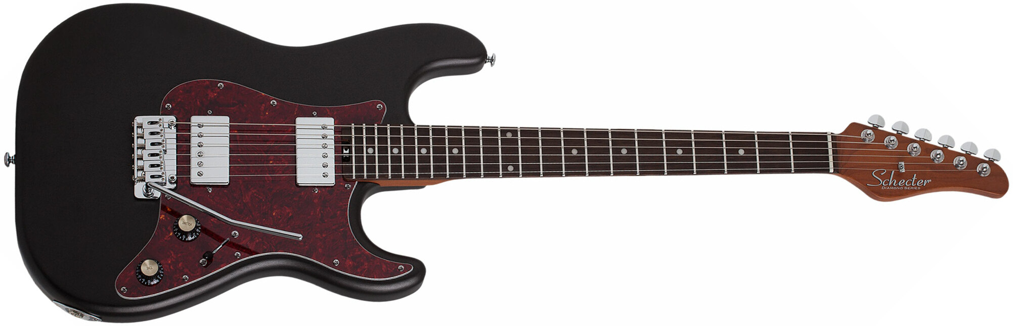 Schecter Jack Fowler Traditional Signature 2h Trem Eb - Black Pearl - E-Gitarre in Str-Form - Main picture