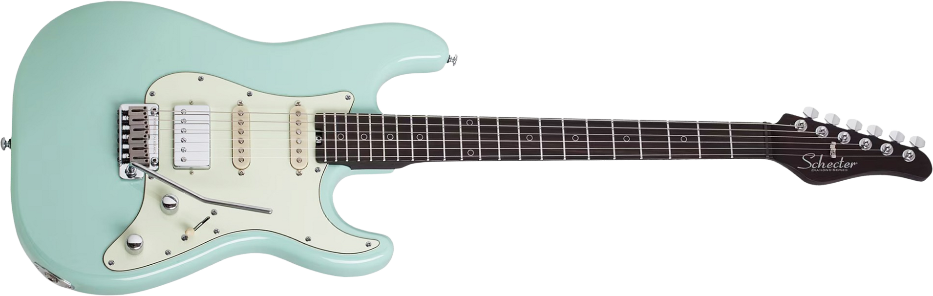 Schecter Nick Johnston Traditional 10th Ann. Signature Hss Trem Eb - Atomic Green - E-Gitarre in Str-Form - Main picture