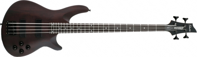 Schecter Omen-4 - Black - Solidbody E-bass - Main picture