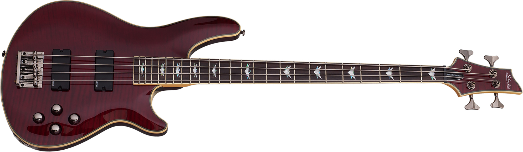 Schecter Omen Extreme-4 Active Rw - Black Cherry - Solidbody E-bass - Main picture