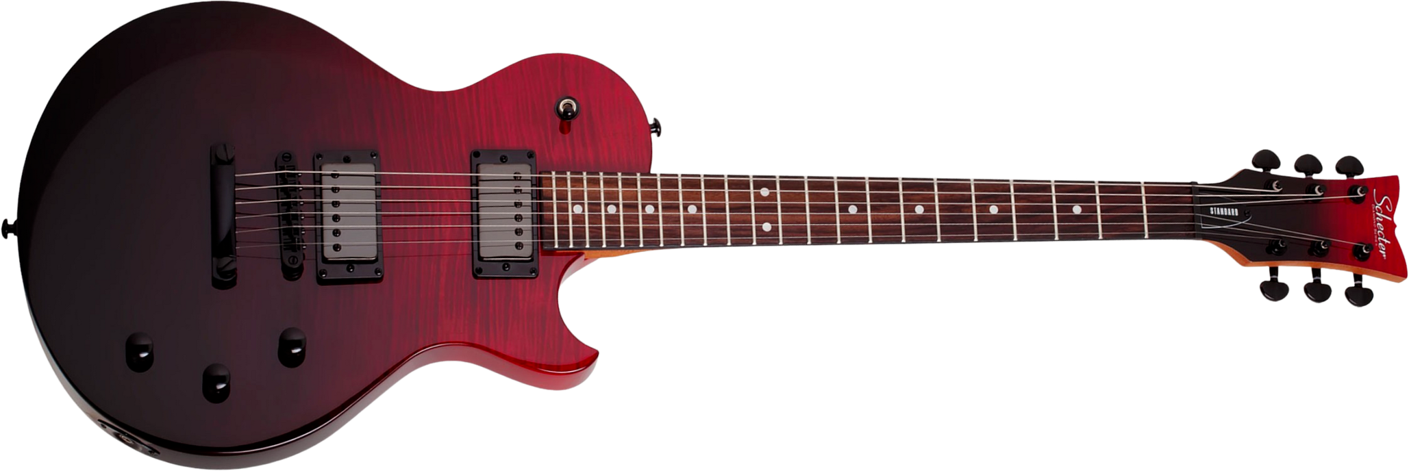 Schecter Solo-ii Standard 2h Ht Rw - Bloodburst - Single-Cut-E-Gitarre - Main picture