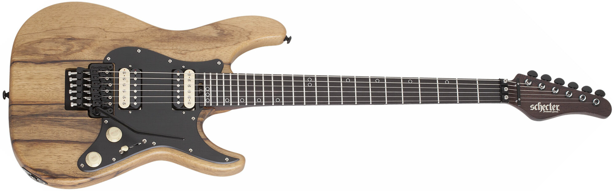 Schecter Sun Valley Super Shredder Exotic Black Limba 2h Fr Eb - Natural - E-Gitarre aus Metall - Main picture
