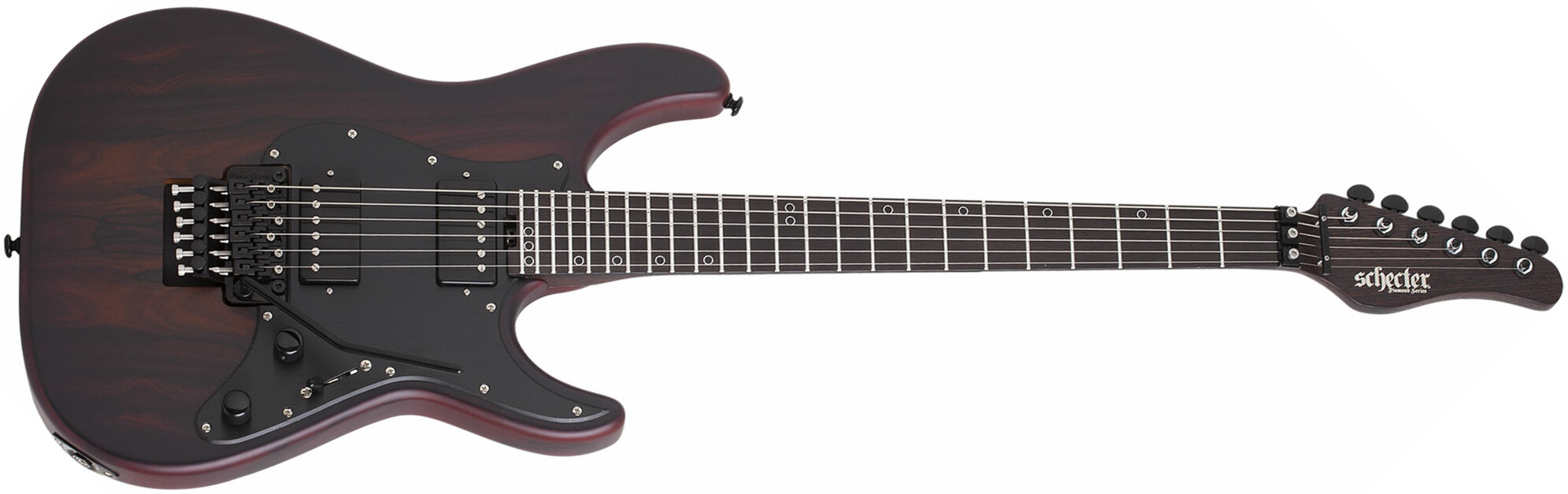 Schecter Sun Valley Super Shredder Exotic Ziricote 2h Fr Eb - Natural - E-Gitarre aus Metall - Main picture