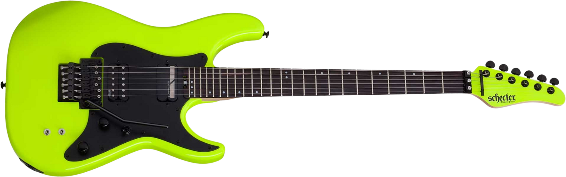 Schecter Sun Valley Super Shredder Fr S 2h Sustainiac Eb - Birch Green - E-Gitarre aus Metall - Main picture
