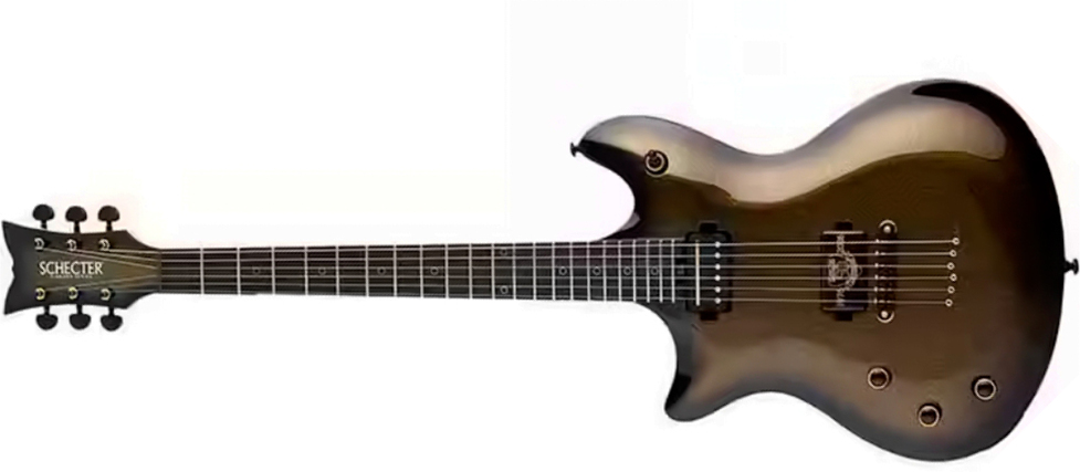 Schecter Tempest 50th Ann. Lh Gaucher 2h Ht Eb - 50th Gold Burst - E-Gitarre aus Metall - Main picture