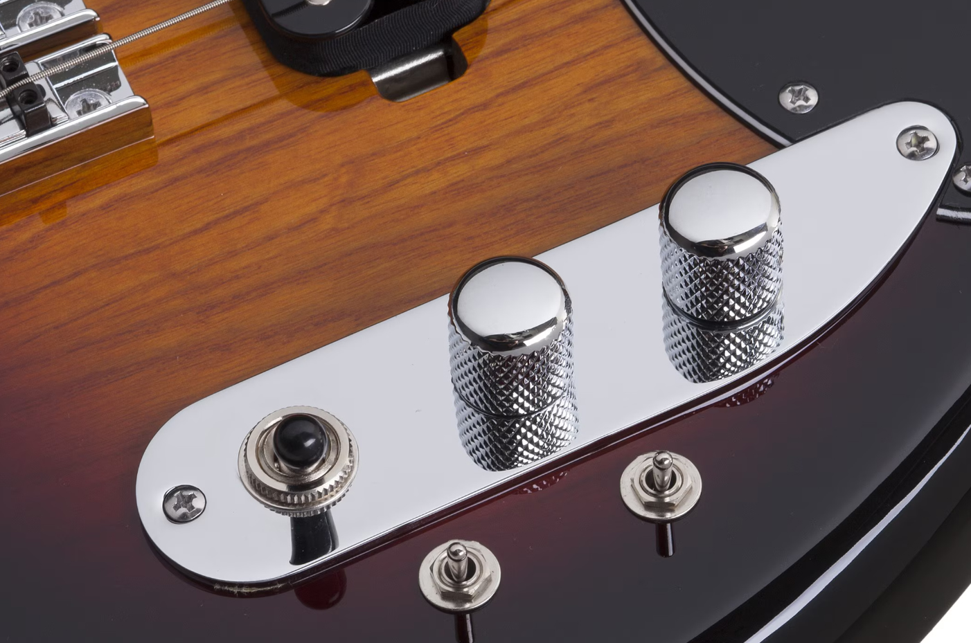 Schecter Cv4 Mn - 3-tone Sunburst - Solidbody E-bass - Variation 4