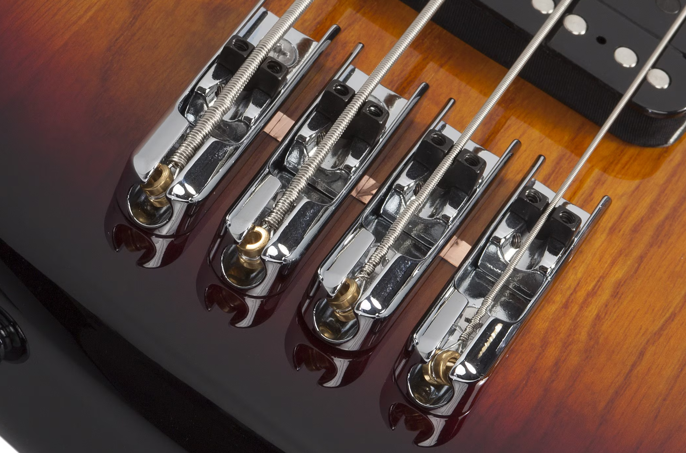 Schecter Cv4 Mn - 3-tone Sunburst - Solidbody E-bass - Variation 5