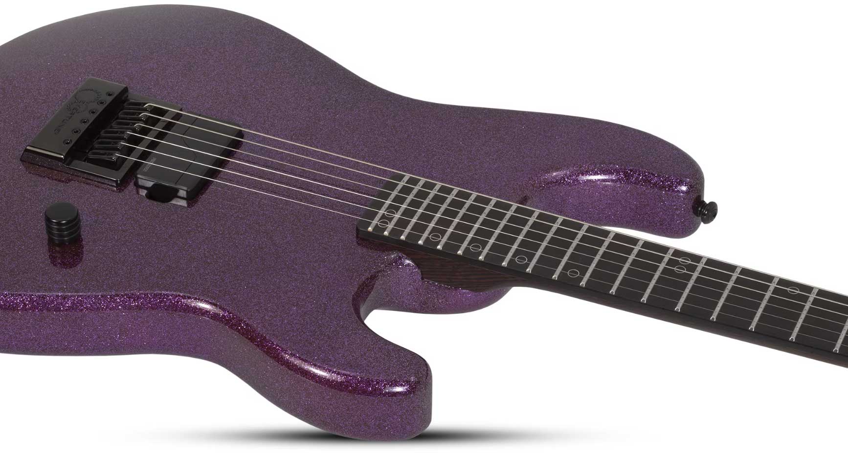 Schecter Daniel Haniss Danskimo 6 Signature 1h Fishman Fluence Ht Eb - Purple Sparkle - E-Gitarre in Str-Form - Variation 2