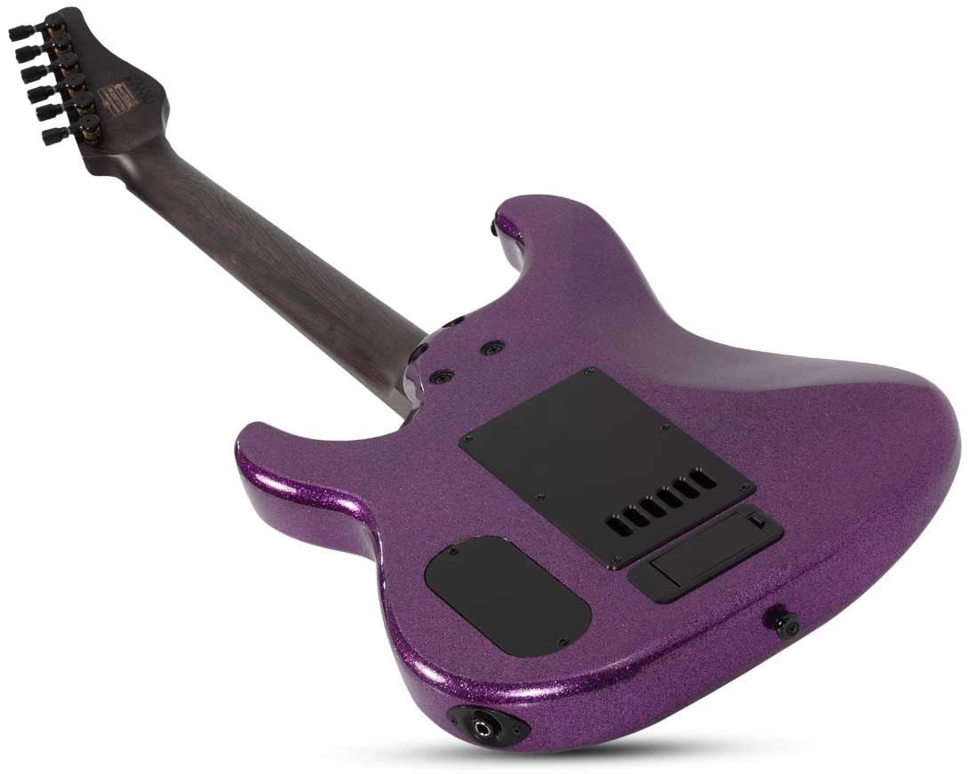 Schecter Daniel Haniss Danskimo 6 Signature 1h Fishman Fluence Ht Eb - Purple Sparkle - E-Gitarre in Str-Form - Variation 3