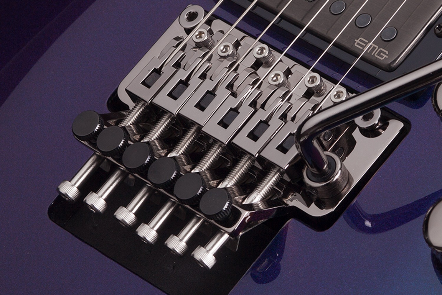 Schecter Hellraiser Hybrid C-1 Frs 2h Emg Sustainiac Eb - Ultra Violet - E-Gitarre in Str-Form - Variation 3