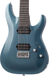 7-saitige e-gitarre Schecter Aaron Marshall AM-7 - Cobalt slate
