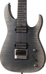 7-saitige e-gitarre Schecter Banshee Mach-7 Evertune - Fallout burst