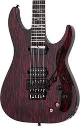 E-gitarre in str-form Schecter C-1 FR S Silver Mountain - Blood moon