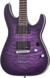 E-gitarre in str-form Schecter C-1 Platinum - Satin purple burst