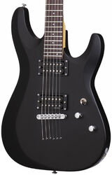 E-gitarre in str-form Schecter C-6 Deluxe - Satin black