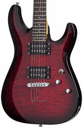 E-gitarre in str-form Schecter C-6 Plus - See-thru cherry burst