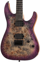 E-gitarre in str-form Schecter C-6 Pro - Aurora burst