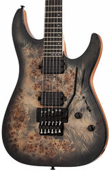 E-gitarre in str-form Schecter C-6 Pro FR - Charcoal burst