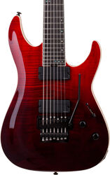 Bariton e-gitarre Schecter C-7 FR SLS Elite - Blood burst