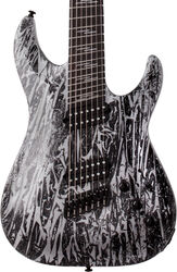 Multi-scale guitar Schecter C-7 Multiscale - silver mountain