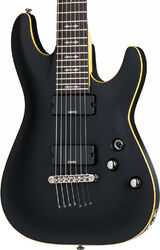 7-saitige e-gitarre Schecter Demon-7 - Aged black satin