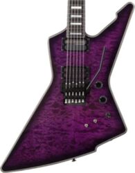 E-gitarre aus metall Schecter E-1 FR S SE - Trans purple burst