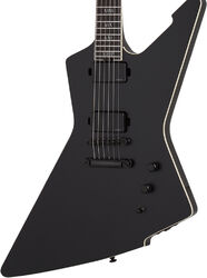 E-gitarre aus metall Schecter E-1 SLS Evil Twin - Satin black