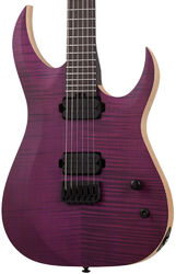 E-gitarre in str-form Schecter John Browne Tao-6 - Satin trans purple