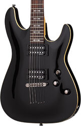 E-gitarre in str-form Schecter Omen-6 - Black