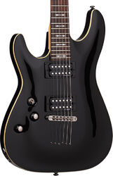 E-gitarre für linkshänder Schecter Omen-6 LH - Gloss black