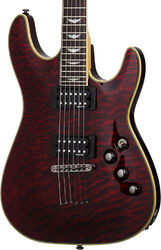 E-gitarre in str-form Schecter Omen Extreme-6 - Black cherry